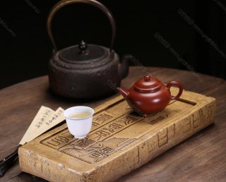 仿漢磚舍得干泡壺承 仿漢磚舍得干泡壺承