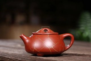 《金絲石瓢(景舟款)》宜興紫砂壺工藝美術(shù)師手工大紅袍茶壺泡茶具石瓢 《金絲石瓢(景舟款)》宜興紫砂壺工藝美術(shù)師手工大紅袍茶壺泡茶具石瓢