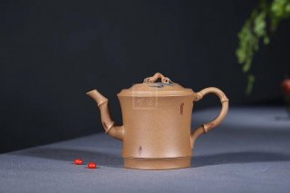 《湘妃竹(送同款茶葉罐)》宜興紫砂壺高級工藝美術(shù)師手工茶壺茶具260 《湘妃竹(送同款茶葉罐)》宜興紫砂壺高級工藝美術(shù)師手工茶壺茶具260